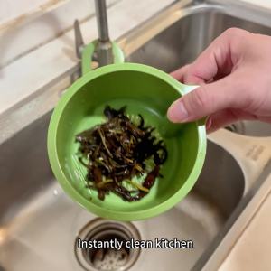 AIODIY detachable Drain Basket For Kitchen Drain Shelf Kitchen Sink Strainer Basket Multipurpose Sink Strainer Hangs On Faucet