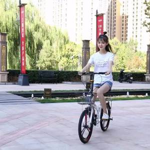 Bicycle For Adults Bycycel Folding Bike Work Scooter Tandem Bicycle Portable Folding Bicycle Speed Medium Car 20-Inch 22-Inch