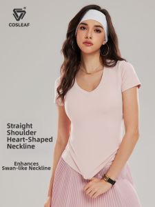 COSLEAF | Slim Fitted Elastic Breathable Fitness T-Shirt