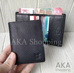 DK DKU | Dompet Kartu Uang Pria Kulit Sapi Asli Simple dan Praktis