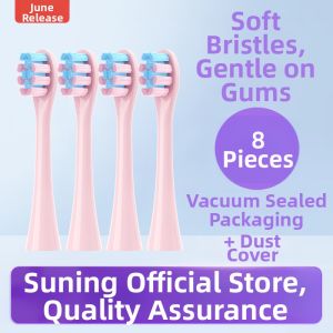 Childrens Electric Toothbrush Head Replacement Soft Bristle Dental Care Oral Health Brush Head for Sakypro F2/K2/J1