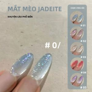 Sơn Móng Tay Gel Mắt Mèo Trắng Sáng MN 12ML Bộ Sưu Tập Mùa Hè Hiệu Ứng Pha Lê Thoa Một Lớp Trang Trí Móng Nghệ Thuật