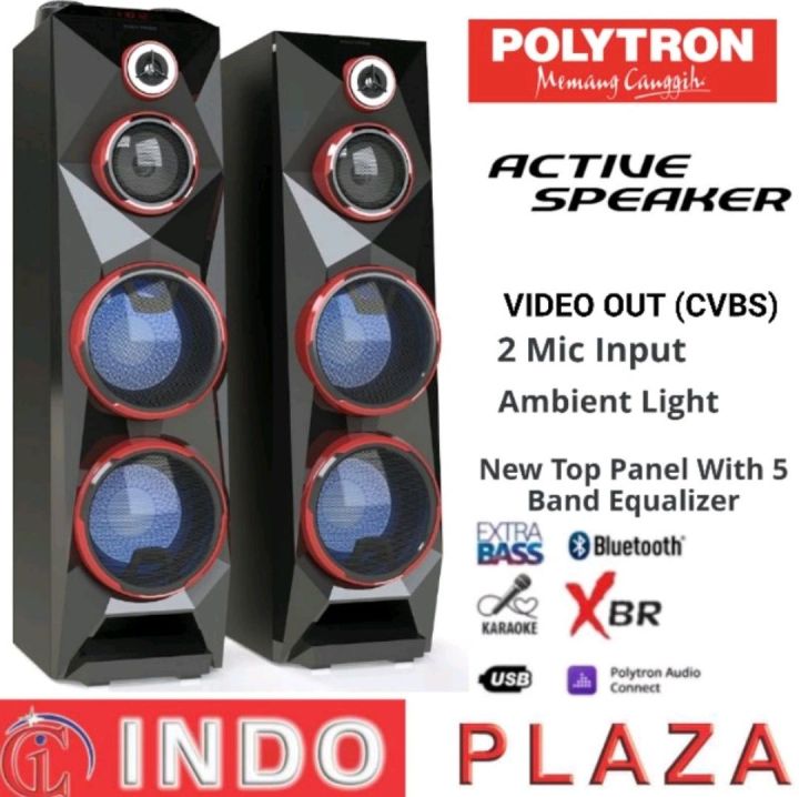 SPEAKER AKTIF BLUETOOTH POLYTRON PAS- 8CF28/8C28 | Lazada Indonesia