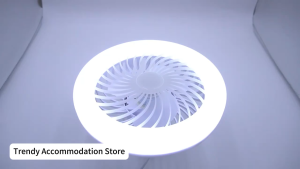 New 2 in 1 Ceiling Fan With Lighting Lamp Converter Base With Remote Control Ceiling Fan Lamp For Bedroom Living Home Silent 3 Speed
