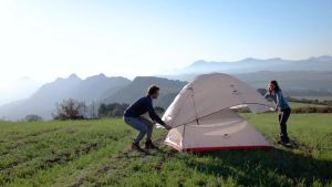 Tenda Ultralight Naturehike Cloud Up 2 UL 10D NH19ZP017: Tenda Camping Ringan 2 Orang