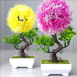 PBP06 / Pot Bunga Hias Plastik Tanaman Palsu Dekorasi Rumah Import Floral Terlaris Jakarta / COD