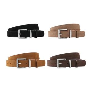 Premium Womens Suedes Belt Secure Pin Buckles Closure Soft Waist Belt Stylish Design for Comfort Adjustable Length