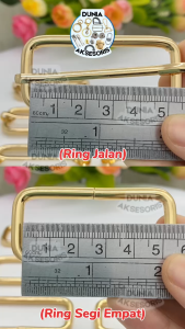 Aksesoris Tas Ring Jalan 5 cm (A) / SRE / Geser - Aksesoris Tas (IMPORT)