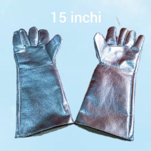 Sarung tangan tahan panas api glove alumunium foil 15 inchi glove Aluminized