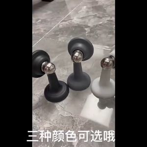 【READY STOCK】 Silicone magnetic suction free punching silent anti-collision thickened door stopper stainless steel 免打孔门吸