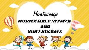 HORIECHALY Scratch and sniff Stickers Smelly Stickers for Kids - 48 Sheets Reward Stinky Stickers Gift for Christmas