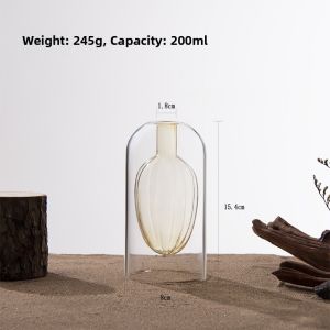 Luxury Aromatherapy Diffuser Empty Bottle Glass Decorative Piece Indoor Home Fragrance No Flame Essential Oil Vine Simplistic Style