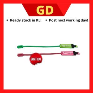 Tupperware Name Tag Green and Red ( Set of 2 )