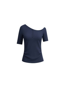 THROUS | Áo Blouse Dễ Thương Khoe Vai Ôm Eo