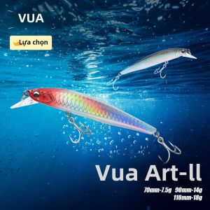 Mồi Câu Giả Kingdom Artificial Sinking Minnow Jerkbait Mồi Cứng Câu Cá Biển Cá Mú 7.5g-18g 70mm-90mm Dùng Cho Biển Sông Hồ