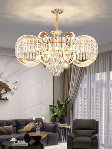 Aiskdan | Luxury French Crystal Chandelier Hallway