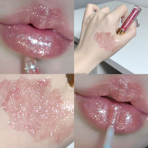 Glitter Lip Gloss Shimmering Moisturizing Eyeshadow Liquid Long-Lasting Sparkling Face Highlighter Adult Makeup for Dance