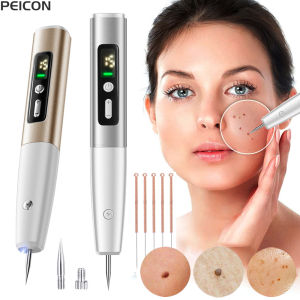Laser Plasma Pen Wart Remover Black Dots Freckle Mole Dark Spot Remover Plasma Pen Wart Eliminator Papilloma Skin Tag Removal