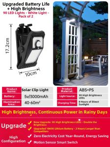 JUCHUENG | Solar Waterproof Super Bright Induction Outdoor Light