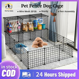 DIY Pet Fence Dog Fence Panel 30cm*30cm Extendable Dog Cage Pet Cage Stackable Pet Cat Rabbit Cage Pet Fence