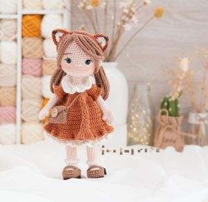 Boneka Rajut Mia Tinggi 20 cm