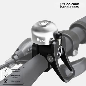 West Biking | Loud Bicycle Bell for Road and Mountain Bikes
