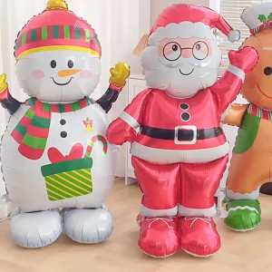 130cm Large Stand Assemble Christmas Tree 2025 Balloons New Year Christmas Decorations for Xmas Party 圣诞节装饰气球圣诞树 聖誕節 裝飾品