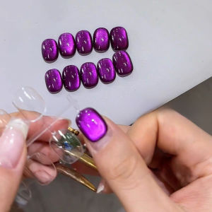 1-14pcs WS ลูกปัดแก้วทอง Cats Eye Gel เล็บเล็บ 2025 แฟลช Golden Cats Eye เล็บเจลพิเศษอเนกประสงค์เจล