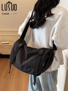 LUSUO | Casual Large Capacity Ladies Shoulder Bag