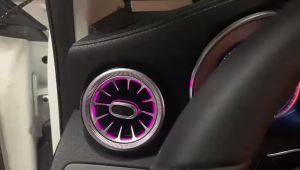 Car Air Conditioner Vents Decorative Light Retrofit 3/64 Colours Ambient Light For Mercedes-Benz W205/C-CLASS/X253/GLC-CLASS
