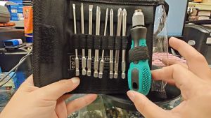 COD KIRIM CEPAT Taffware Obeng Set Reparasi Magnetic Head 9 in 1 / Set Obeng Multifungsi Besar Magnet Full Set Lengkap - 2026