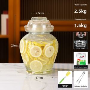 DEMING | Food-Grade Thick Glass Fermentation Jar