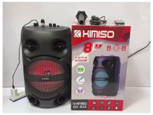 QS-826 KIMISO 8 Portable Karaoke Wireless Bluetooth Speaker With MIC