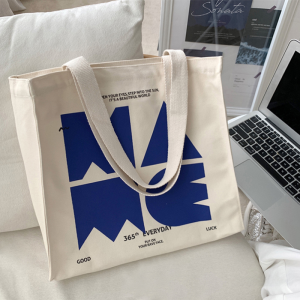 Large Capacity Canvas Tote Bag Zipper School Bag Student Backpack Mens Womens Art Design Sensation French Style Shopping Bag