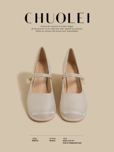 CHUOLEI | Thick Heeled Mary Jane Shoes