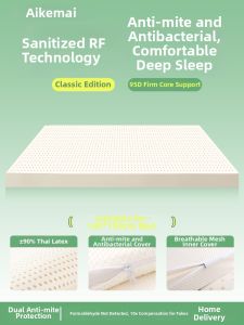 Aikemai | Natural Rubber Single Size Latex Mattress Customizable