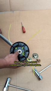 PAKET HEMAT! senar mata pisau 50 METER + nylon rope mesin potong rumput 2 tak