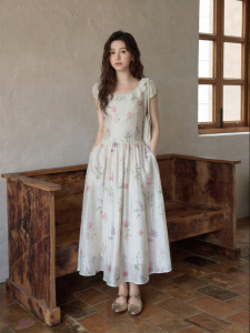 seemon | Đầm Maxi Biển Elegance A-line Mùa Hè