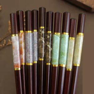 Bộ Thìa Gỗ Nhiều Màu Cầm Tay Chống Trượt Dùng Trong Gia Đình Bộ Thìa Chia Đôi Sáng Tạo Bộ Đồ Ăn Cầm Tay Thiết Kế Chống Trượt Quà Tặng