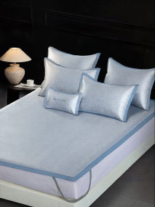 Mercury | Washable Patterned Ice-silk Cooling Antibacterial Summer Bedding Mat