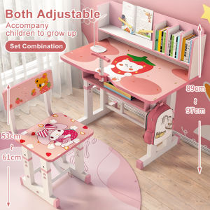 Study Table For Kids with Chairs adjustable reading stand Can be used for 1-10 years Ditto Study Table