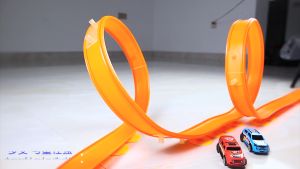 DIY 360°loop hot wheels race track toy for kids race track car toy race catapult track carrace boy