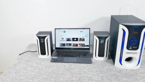 Stargold Home Theater System Speaker (SG-G7 ) System 2.1 Channel+(2 Pcs Microphone Free 1 Pcs Wireless Mic 1 PCs Wire Mice) Stargold G7 Stargold Karaoke - Lazada