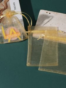 Chinese Style Fragrant Sachet Breathable Snow Silk Mesh Bag Knot Mouth Dry Flower Osmanthus Fragrance Purse Empty Bag Sugar Bag