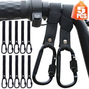 5/2Pcs Motorcycle Hooks / Universal Handlebar Front Hook / for Electric Vehicles Scooter Bicycle / Stroller Hangers / Punch-free Handlebar Hook