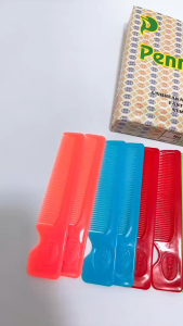 Sisir Saku Penny - Isi 48 pcs - Bok 4 Lusin Peny - Motif dan Warna Sesuai Kemasan - Harga Grosir