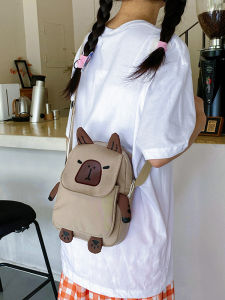 Cute Shoulder Crossbody Bag Water Vole Capybara Mobile Phone Bag Personality Cartoon Single Shoulder Bag for Young People