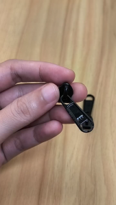 Kepala resleting kyy terbalik no.5 hitam isi 100 pcs