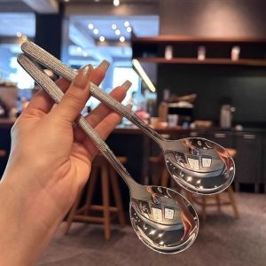 Elegant 316 Hammered High-grade Spoon