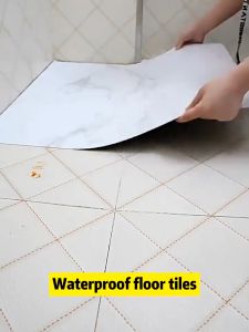 60X60cm Marble Vinyl tiles Floor Stickers Self Adhesive waterproof tiles for flooring PVC Imitation Marble Floor Stickers Sticker Self Adhesive Tiles Floor Stickers